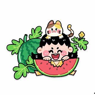 吃瓜娃娃动漫图片,动漫世界里的欢乐小精灵