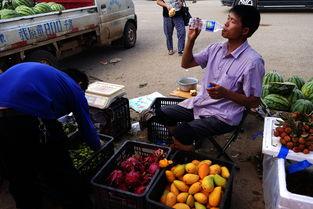 吃货瓜路边拍照